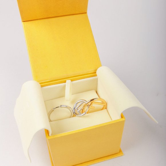 Fendi 3 Hoop Earrings - Picture 4 of 4